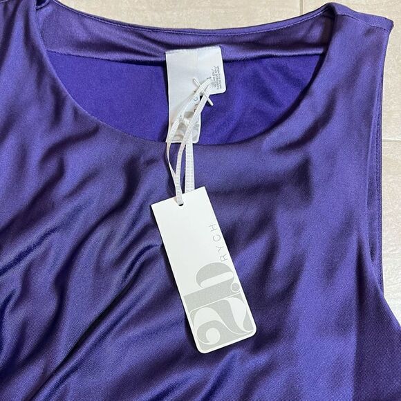 NWT 2B.Rych draped purple dress - Picture 10 of 10